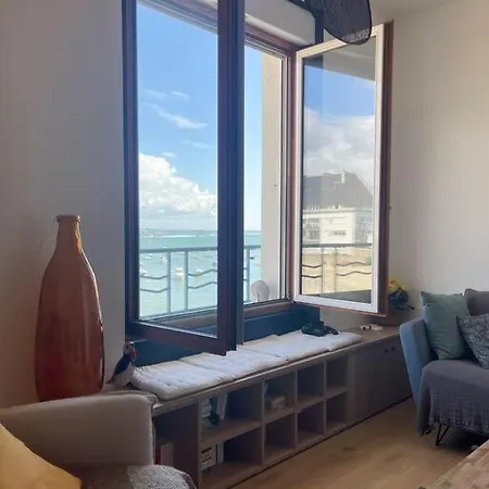 3p 70m2, Vue Mer, Et Port De Lomener アパート