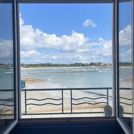 3p 70m2, Vue Mer, Et Port De Lomener アパート *